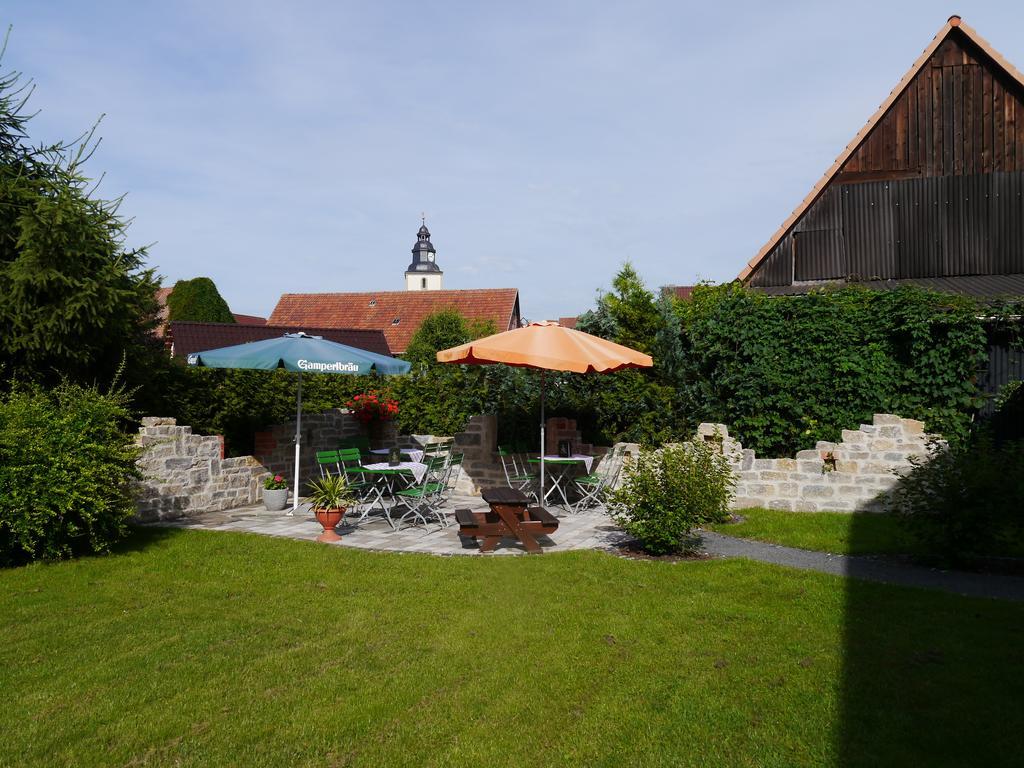 Cafe Im Hof- Bed & Breakfast Streufdorf Экстерьер фото